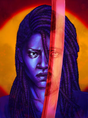 "The Ones Who Live" Ilustração feita no IbisPaintX, 2023